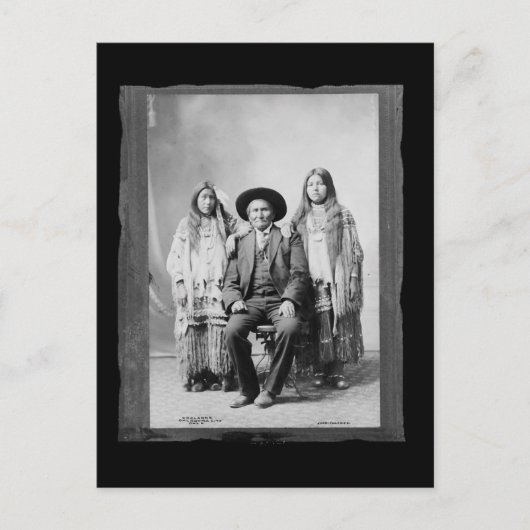  Native American Geronimo Briefkaart (Voorkant)