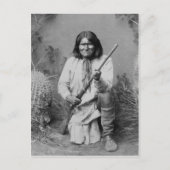  Native American Geronimo Briefkaart (Voorkant)