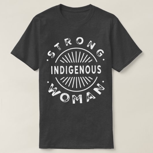 Native American Gezegde Strong T-shirt (Design voorkant)