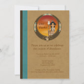 Native American Girl Kaart (Voorkant)