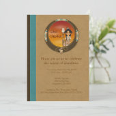 Native American Girl Kaart (Staand voorkant)