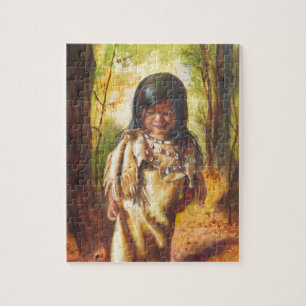 Native American Girl Legpuzzel