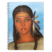 Native American Girl Notitieboek (Voorkant)