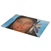 Native American Girl Snijplank (Hoek)