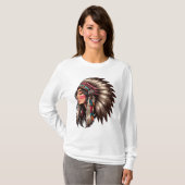 Native American Girl T-shirt (Voorkant volledig)