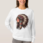Native American Girl T-shirt (Voorkant)