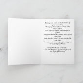 Native American Girl's Afstuderen Kaart (Binnen)