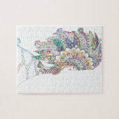 Native American Girl's Headdress Legpuzzel (Horizontaal)