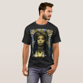 Native American Gold Feather= T-shirt (Voorkant volledig)