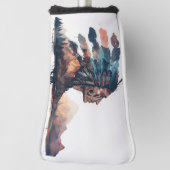 Native American Golfheadcover (Draai 90)