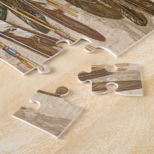 Native American Gray Wolf Legpuzzel (Zijkant)