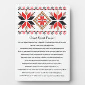 Native American Great Spirit Prayer Fotoplaat (voorkant)