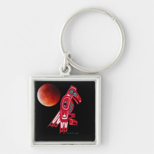 Native American HAIDA EAGLE Key-Chain Collectie Sleutelhanger