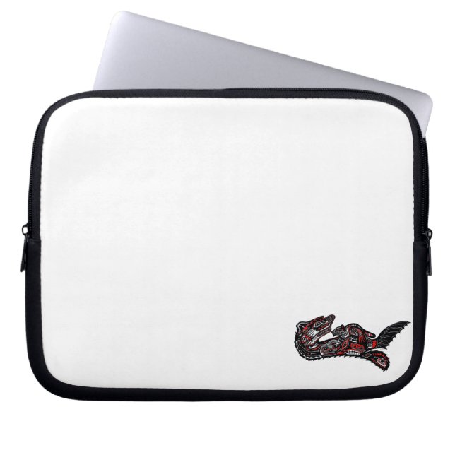 Native American Haida Otter Art-laptophoes Laptop Sleeve (Voorkant)