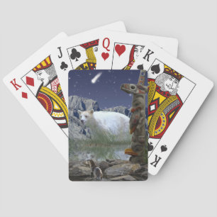 Native American Haida Totem Pole Card Deck Speelkaarten