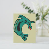 Native American Haida Zee Lion Briefkaart (Staand voorkant)