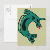 Native American Haida Zee Lion Briefkaart (Voorkant / Achterkant)
