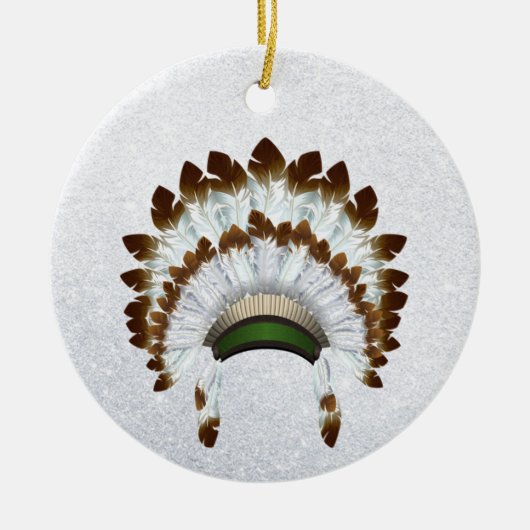 Native American Headdress ornament (Voorkant)