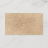 Native American Headdress Visitekaartje (Achterkant)