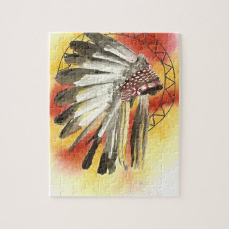 Native American Headress Legpuzzel