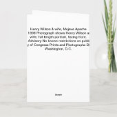  Native American Henry Wilson en Wife Moja Kaart (Achterkant)