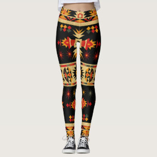 Native American Heritage Design Leggings