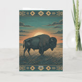 Native american heritage Greeting  Kaart (Achterkant)