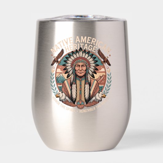 Native american heritage insulated tumbler (Voorkant)