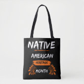Native American Heritage maand canvas tas (Voorkant)