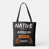 Native American Heritage maand canvas tas (Achterkant)