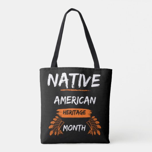 Native American Heritage maand canvas tas (Achterkant)