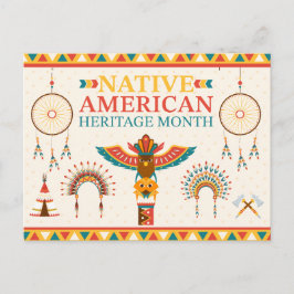 Native American Heritage Month 2025 Briefkaart