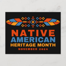 Native American Heritage Month 2025 Briefkaart