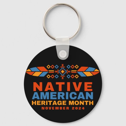 Native American Heritage Month 2025 Sleutelhanger (Voorkant)