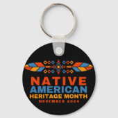 Native American Heritage Month 2025 Sleutelhanger (Achterkant)
