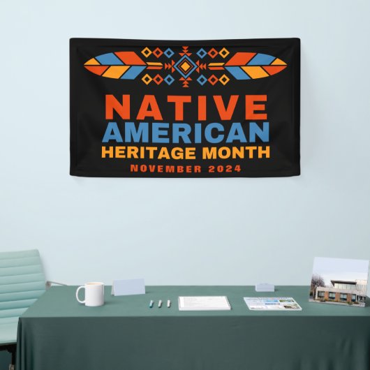 Native American Heritage Month 2025 Spandoek (Beurs)