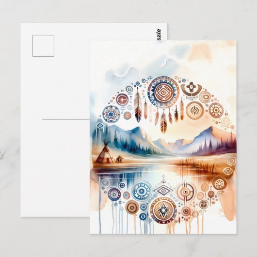 Native American Heritage Month Briefkaart (Voorkant / Achterkant)