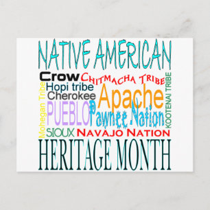 Native American Heritage Month Briefkaart