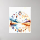 Native American Heritage Month Canvas Afdruk (Voorkant)
