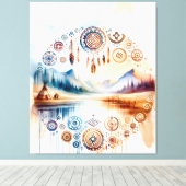Native American Heritage Month Canvas Afdruk (Insitu (Houten vloer))