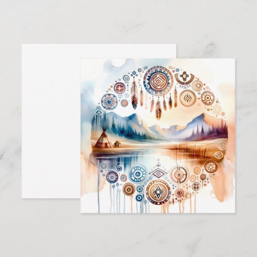 Native American Heritage Month Kaart (Voorkant / Achterkant)