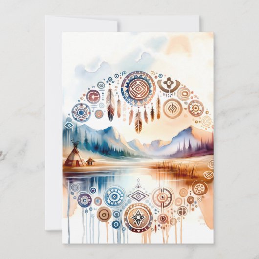 Native American Heritage Month Kaart (Voorkant)