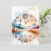 Native American Heritage Month Kaart (Staand voorkant)