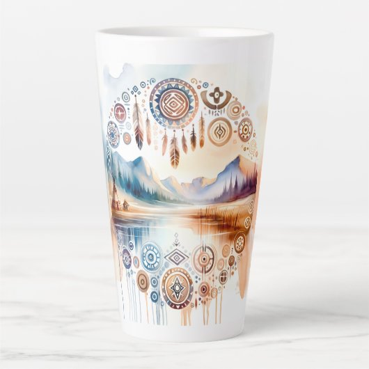 Native American Heritage Month Latte Mok (Voorkant)