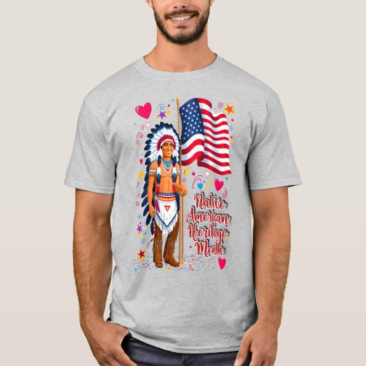 Native American Heritage Month Pride 1 T-shirt (Voorkant)
