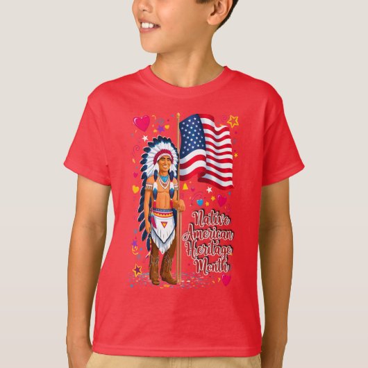 Native American Heritage Month Pride T-shirt (Voorkant)