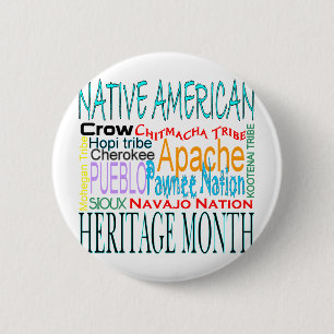 Native American Heritage Month Ronde Button 5,7 Cm