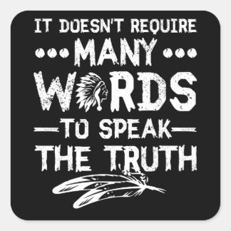 Native American Heritage Month Vierkante Sticker