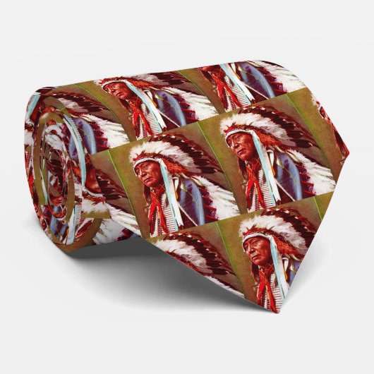 Native American History Stropdas (Opgerold)