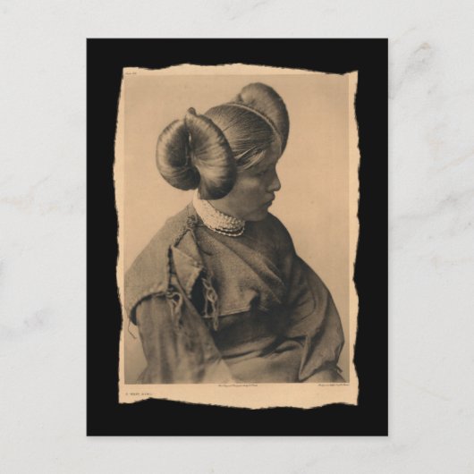  Native American Hopi Girl Briefkaart (Voorkant)